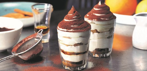 recipe image Veganes Amaretto-Tiramisu
