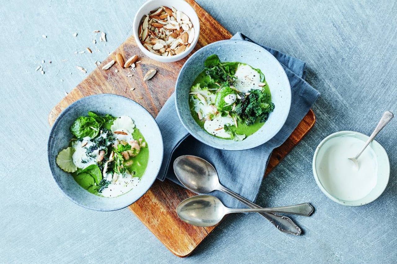 recipe image Grünkohl-Spinat-Suppe