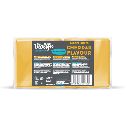 Violife Cheddar Geschmack Burger Scheiben 8x500g