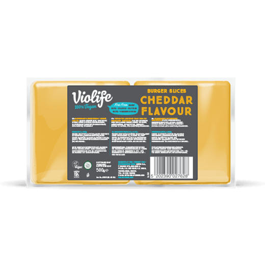Violife Cheddar Geschmack Burger Scheiben 8x500g