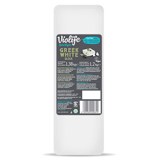 Violife Greek White Block  pflanzliche Alternative zu Feta 8 x 12kg