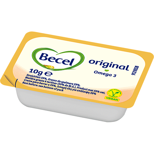 Produktvorschau von der Portionspackung Becel Original 10g - Vegan