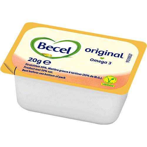 Produktvorschau von der Portionspackung Becel Original 20g - Vegan