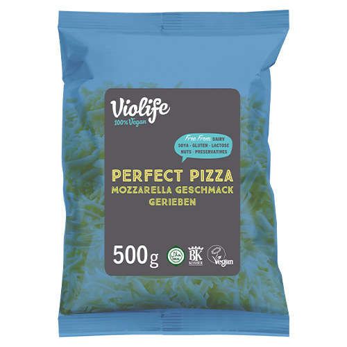 Violife Perfect Pizza Mozzarella Geschmack Gerieben 5x1kg 100% vegane Alternative zu Käse