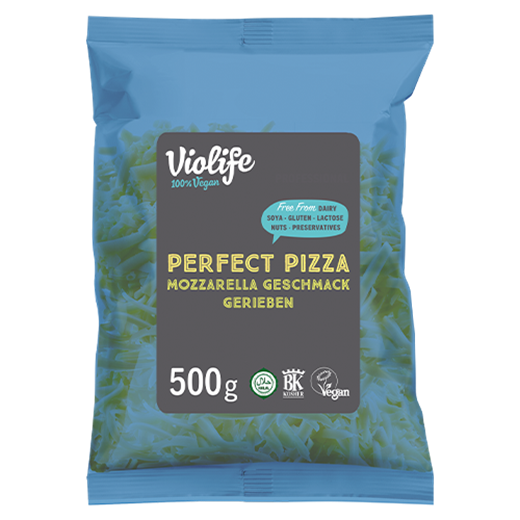 Violife Perfect Pizza Mozzarella Geschmack Gerieben 5x1kg 100% vegane Alternative zu Käse