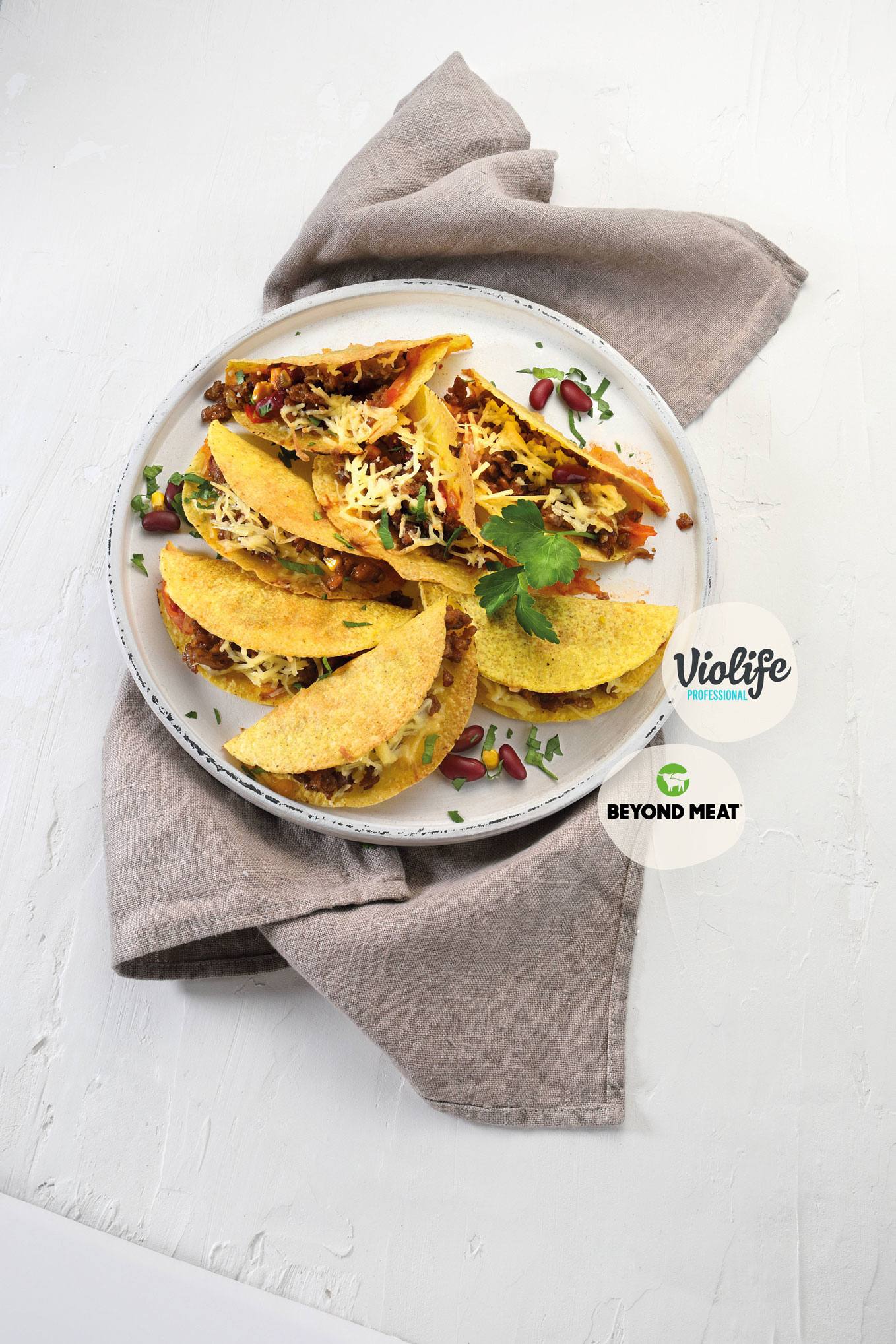 recipe image Gratinierte Tacos mit Chili sin Carne