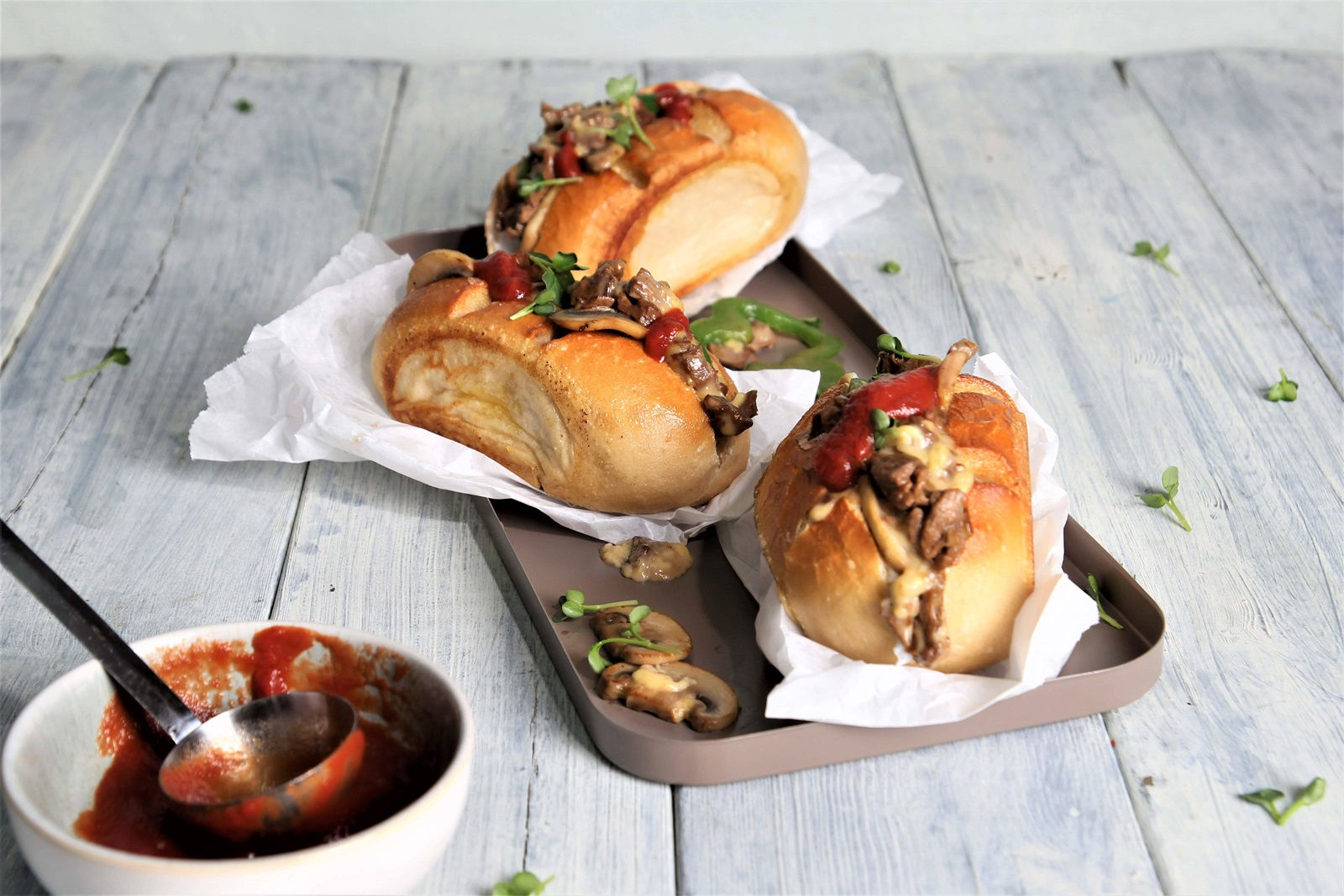 recipe image Grilled-Ch**se Steak Roll