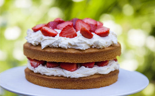 Plant based vegetarian cake