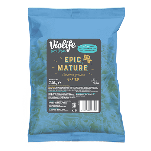 Violife Epic Mature Cheddar Flavour Grated 2.5Kg