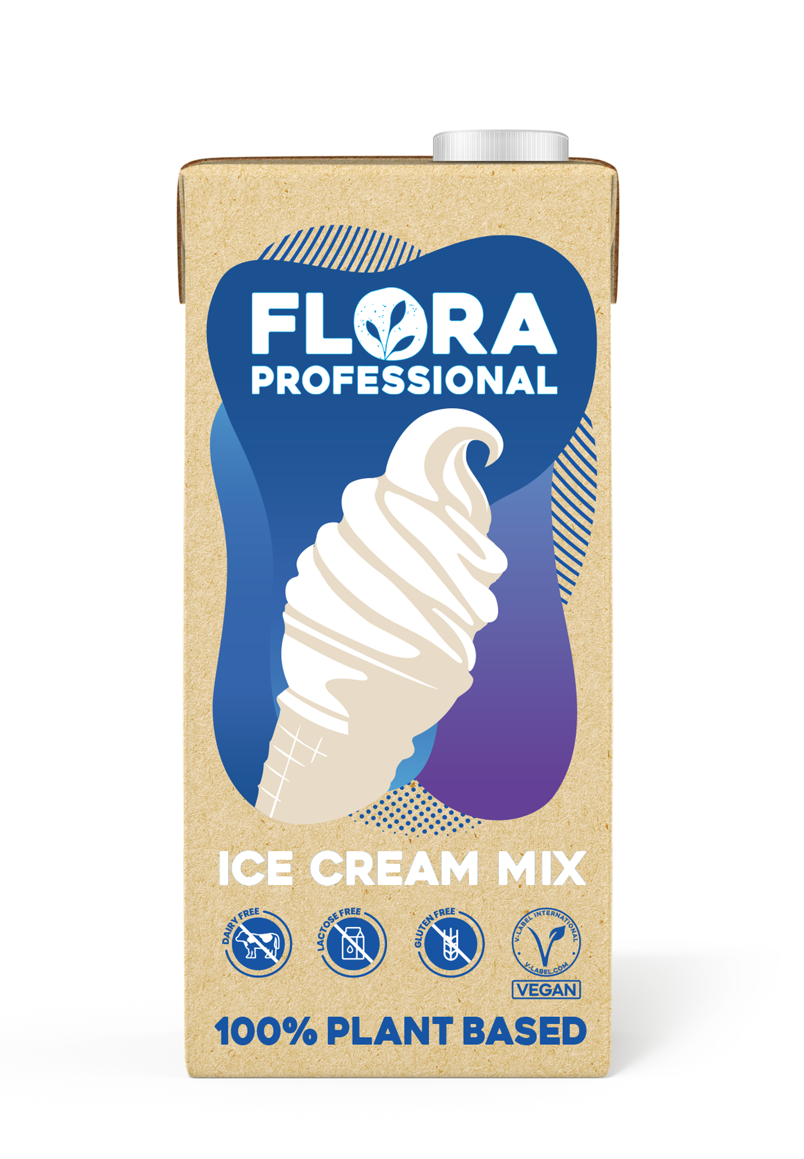 Flora Professional Ice Cream mix, 1L