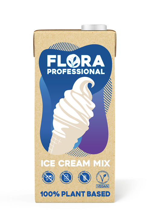 Flora Professional Ice Cream mix, 1L