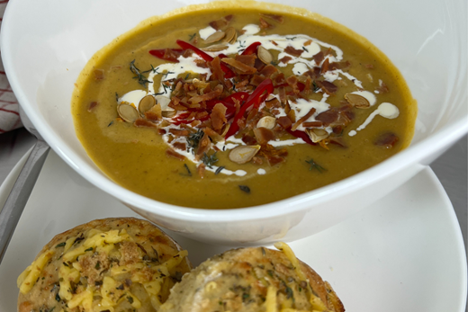 recipe image Spiced Butternut Squash & Carrot Soup
