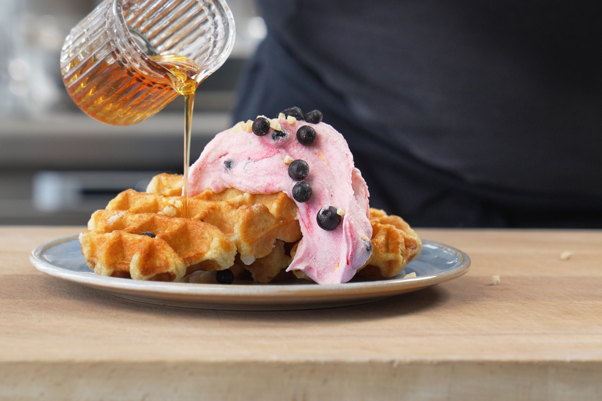 recipe image Creamy Blueberry & Maple Spread