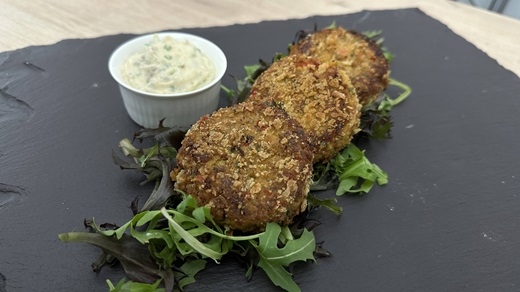 recipe image Crab-less, Crab Cakes