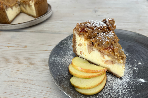recipe image Apple Crumble Cheesecake