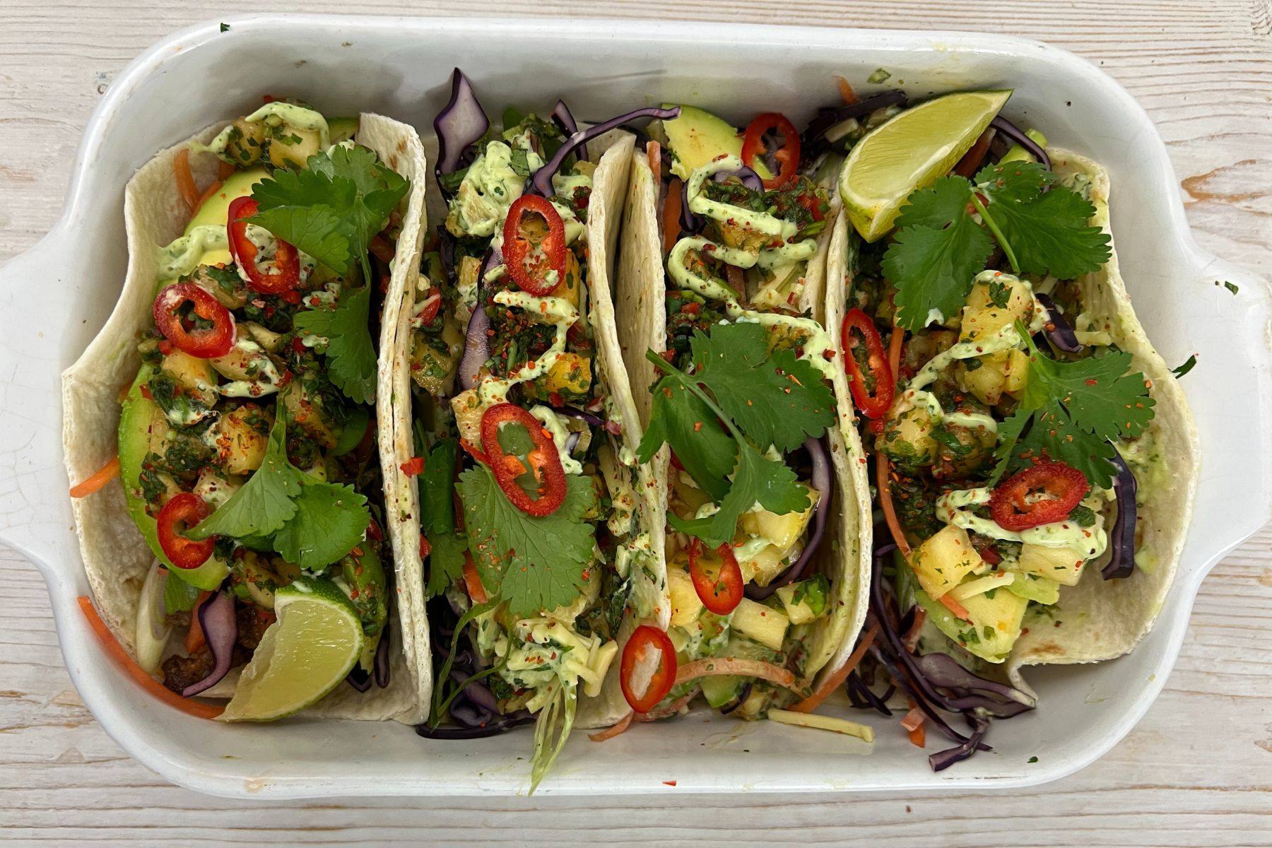 recipe image BBQs Jerk Oyster Mushroom Tacos