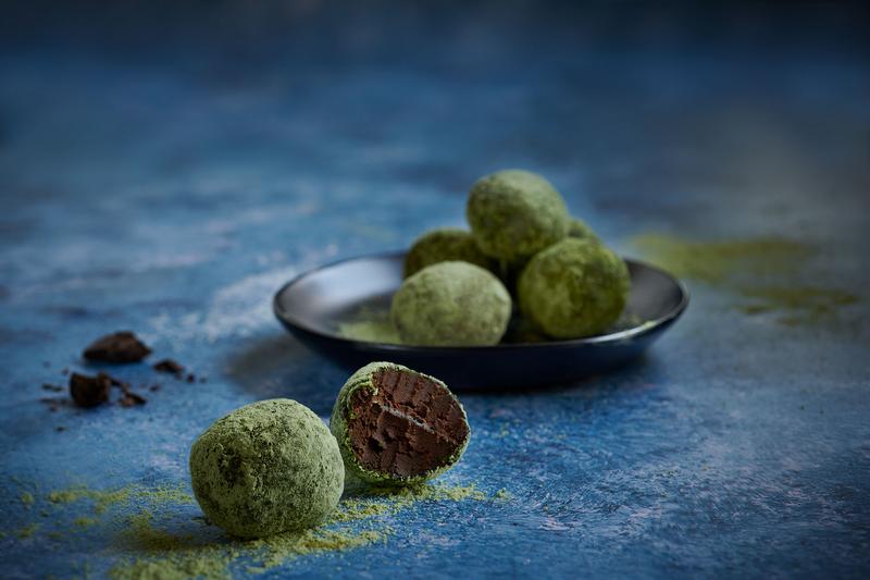recipe image matcha-truffles