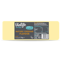 Violife Mature Cheddar Flavour Block 5 x 2.5kg