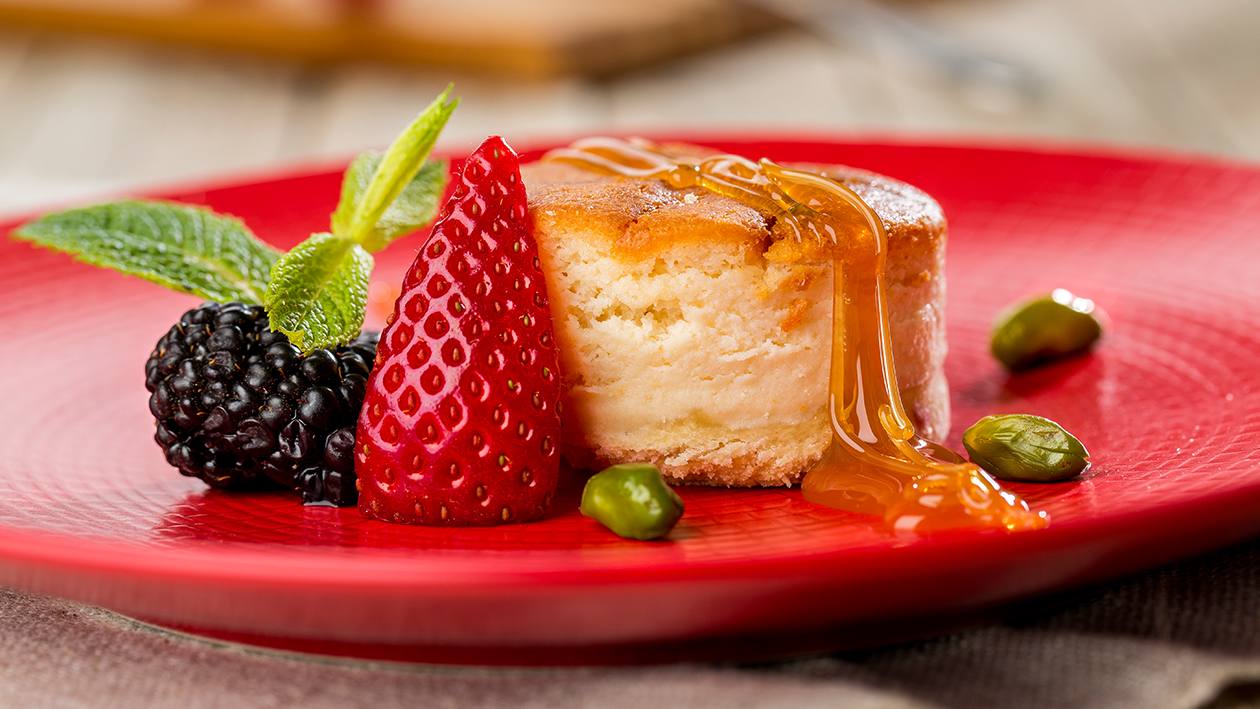 recipe image Tarta de queso y toffe sin gluten