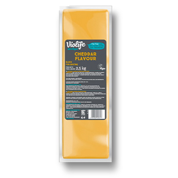 Violife bloque sabor cheddar 2.5kg