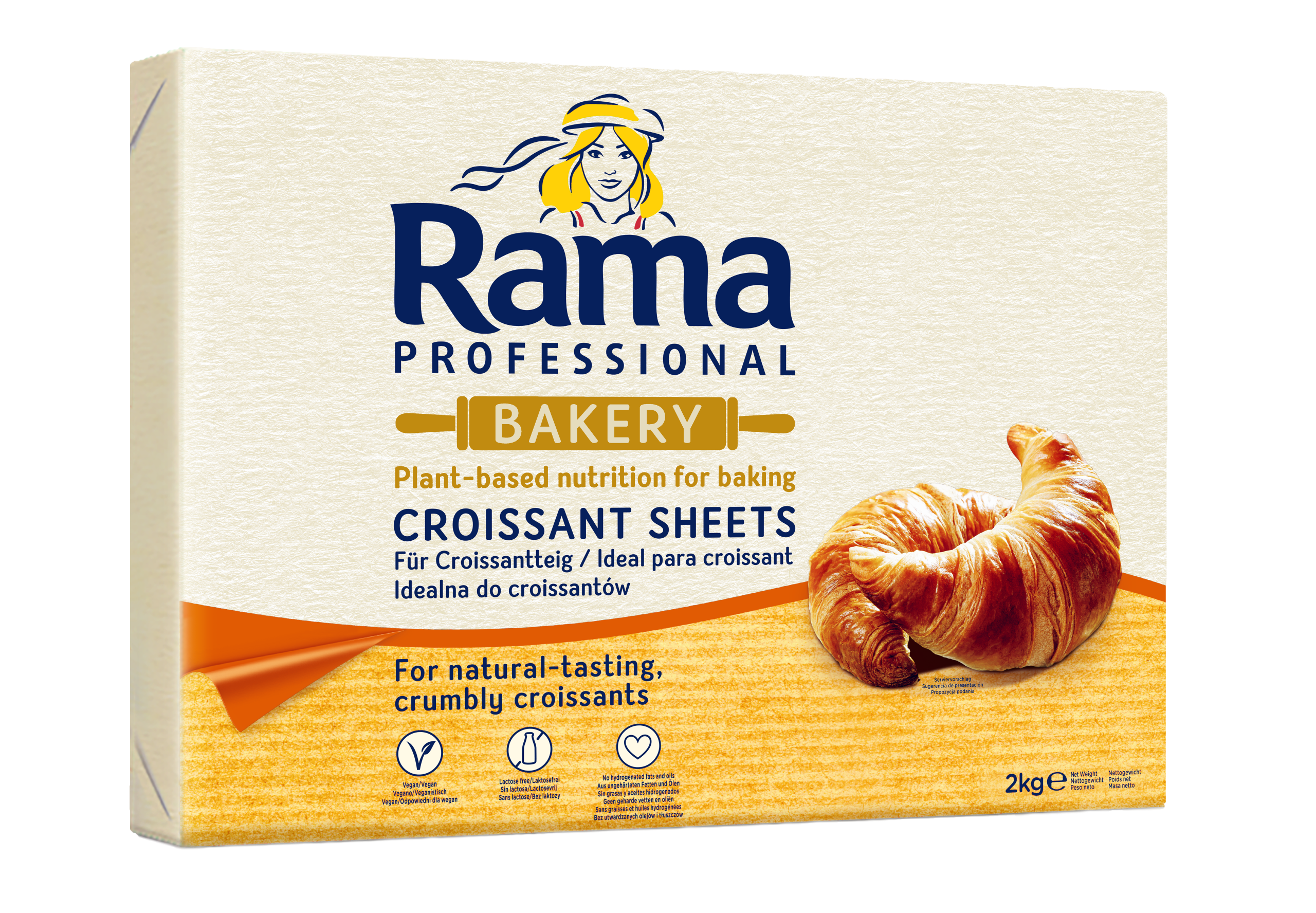 Product Page, Rama Professional Bakery ideal para Croissants láminas de 2 kg