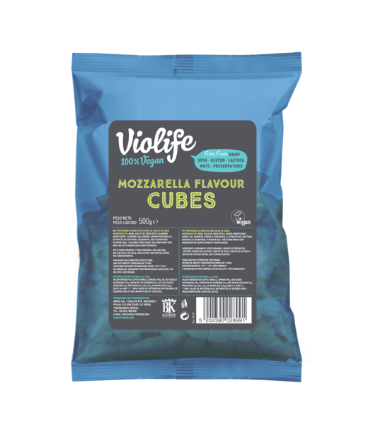 VIOLIFE CUBOS SABOR MOZZARELLA 500G