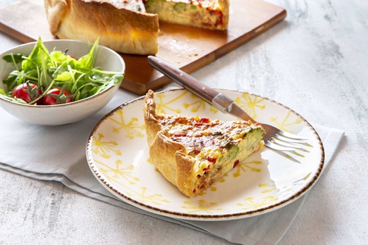 recipe image Vegan Quiche aux légumes