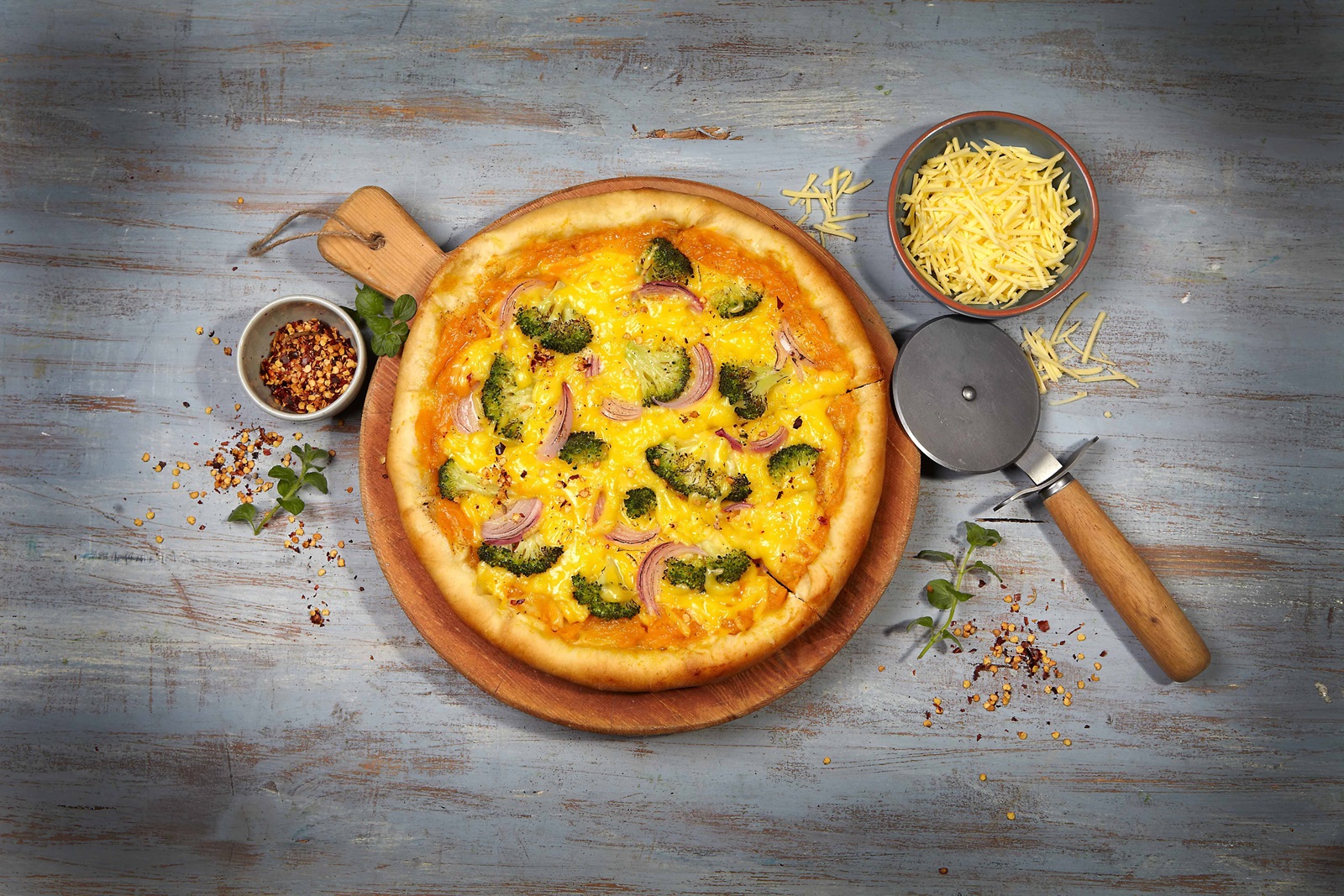 recipe image Pizza au potiron