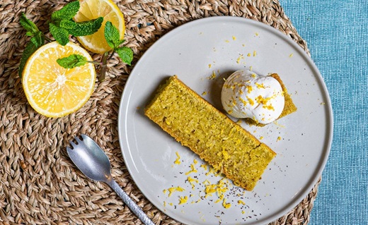 recipe image Pea-cake crémeux au citron by Bart De Pooter**