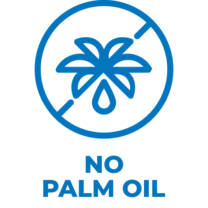No palm oil