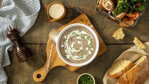 recipe image Paddenstoelensoep