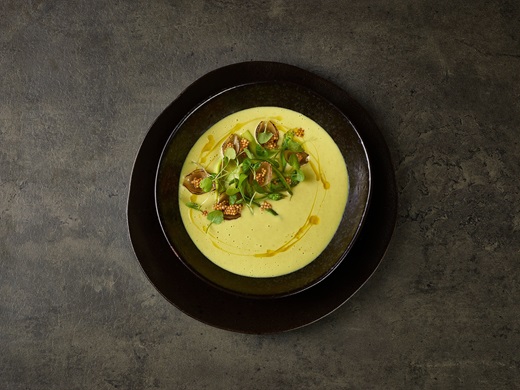 recipe image Romige asperge soep