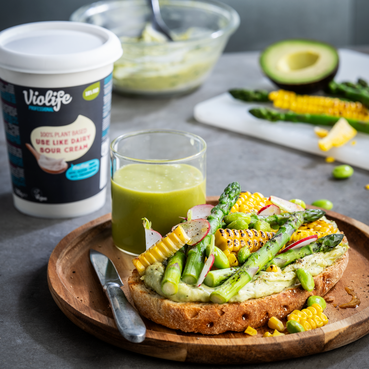 recipe image Healthy green toast