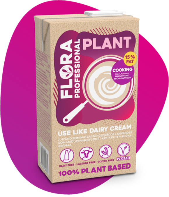 Plantaardige kookroom