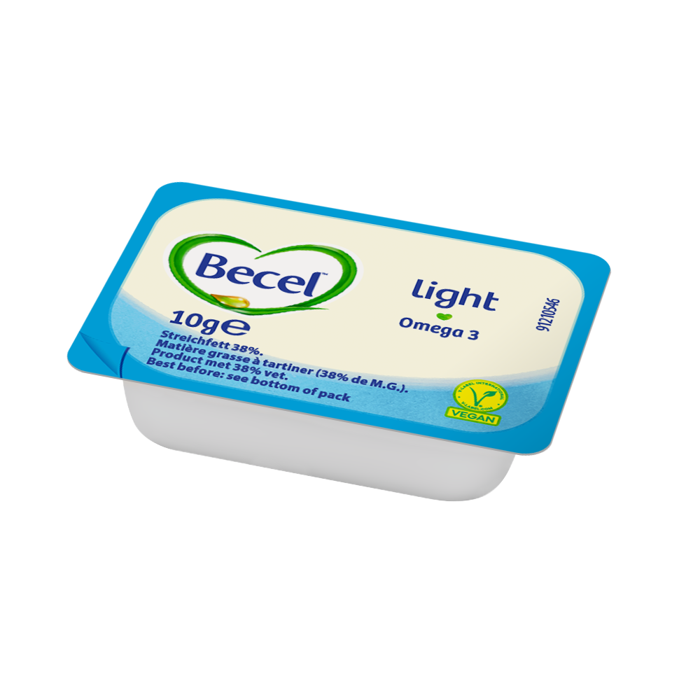 Becel Light 38% vet portieverpakkingen 200x10g
