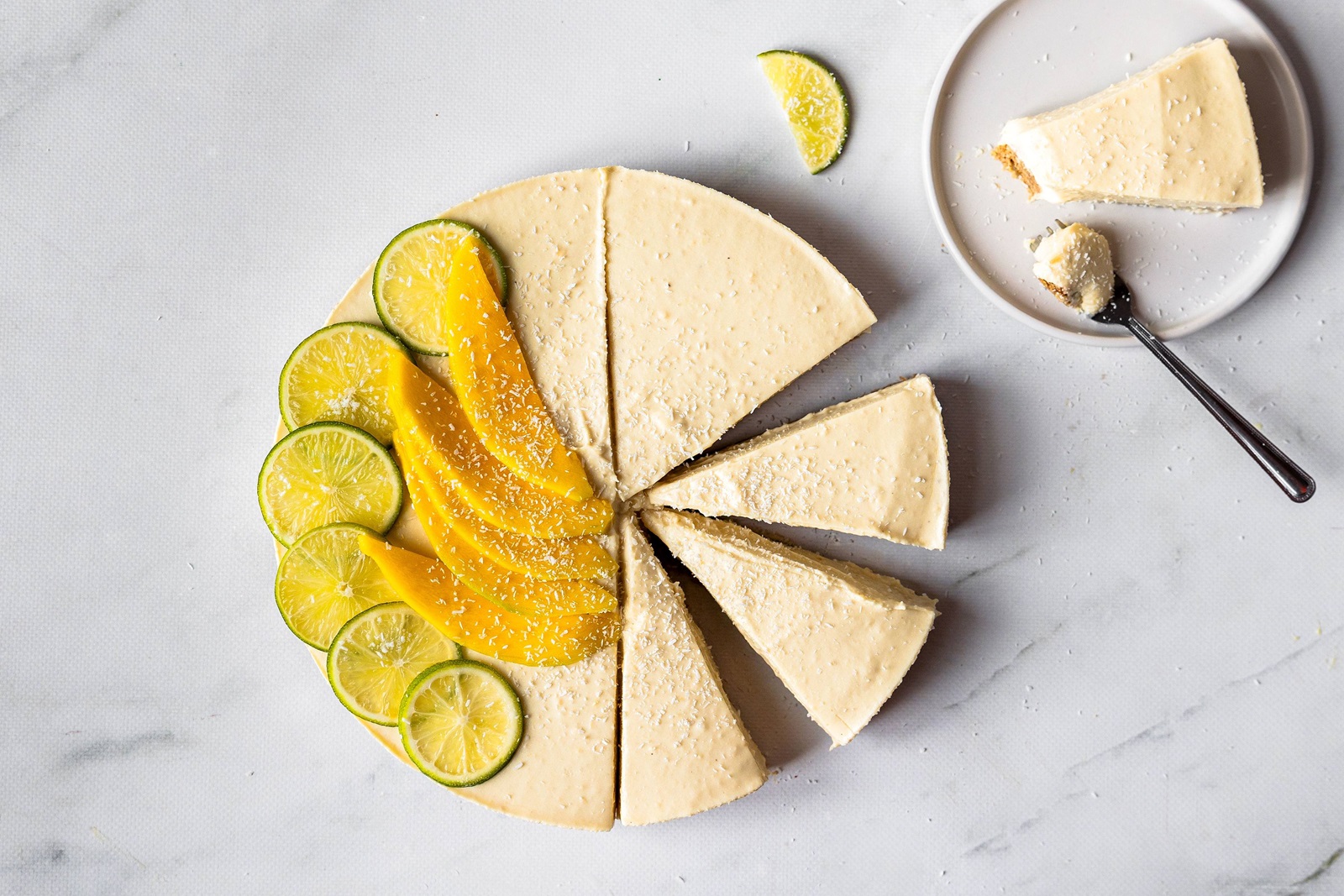 recipe image Raw mango-lime Cheezzz cake  à la Willem-Pie